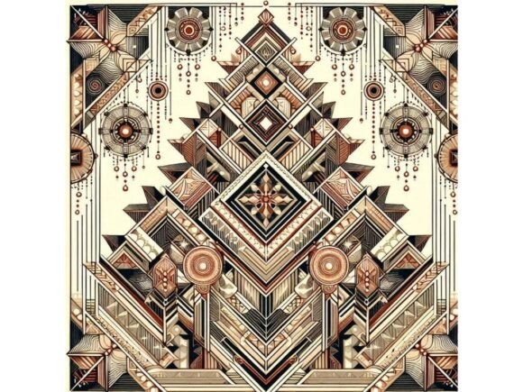 An Art Deco-inspired Geometric Christmas: A Review of Illustrations for Modern Publishing