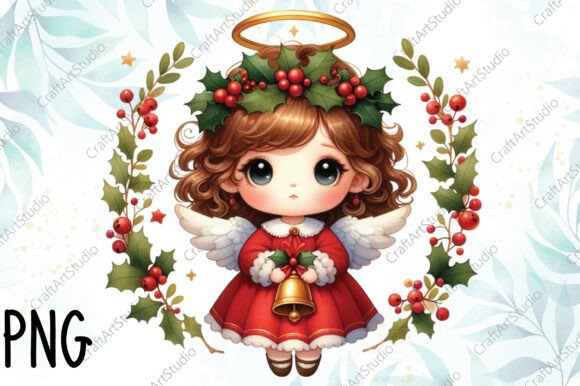 Christmas Cute Little Angel PNG Illustrations Review