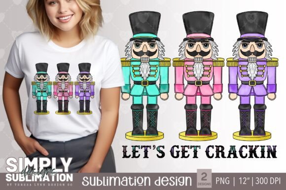 Colorful Christmas Nutcracker PNG: Illustrations for Branding