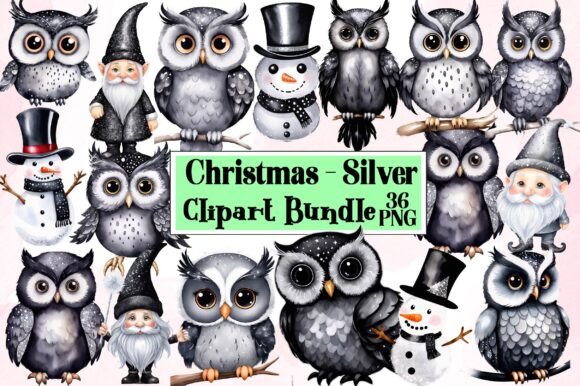 Colors of Christmas - Silver Bundle Review: Illustrations for Crafters