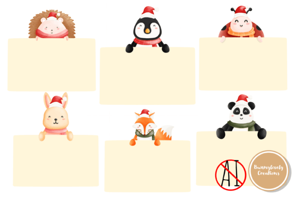 Cute Animal Christmas Text Box: A Designer’s Review for Illustrations and Branding