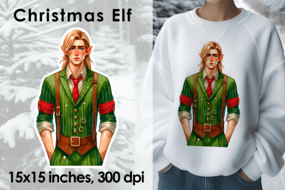 Funny Christmas Elf Sublimation PNG Review