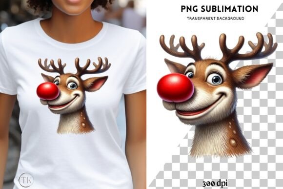 Funny Reindeer Christmas PNG Cute Deer: A Publisher’s Take on Seasonal Illustrations
