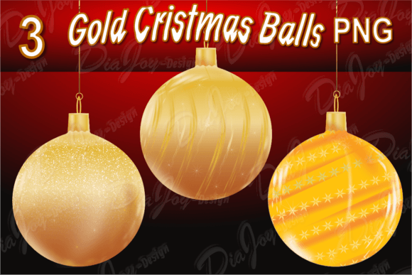 Gold Christmas Ball Cliparts Review for Illustrations