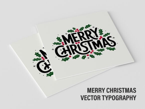 Merry Christmas Vector Typography V2 03: A Brand Designer’s Review