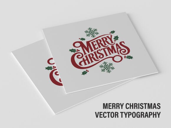Merry Christmas Vector Typography V2 05 Review